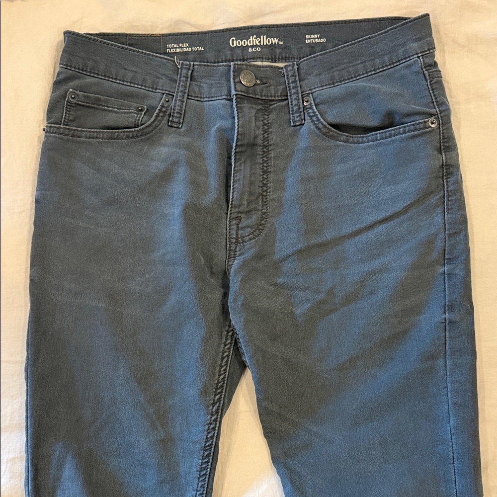Goodfellow & Co Men's Skinny Jeans 32x32- Slate Blue